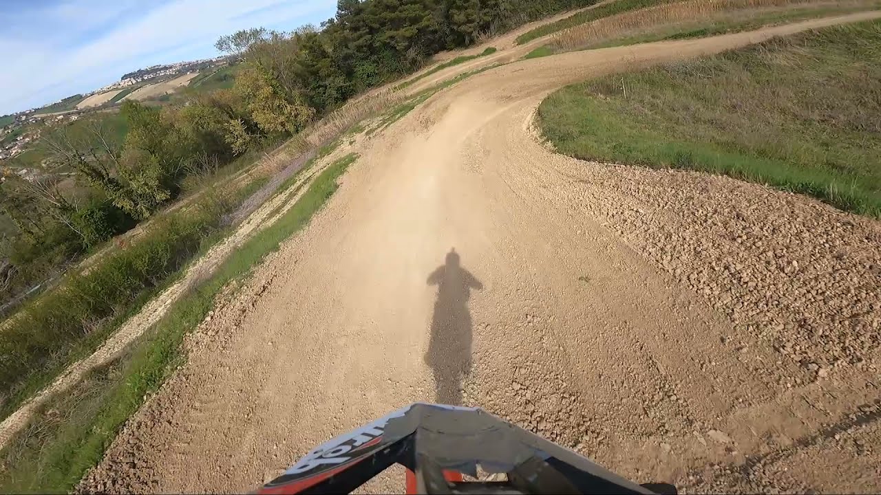 Mauro Ferrante #283 Motocross Monterosato di Fermo MX2 polvere delle marche Husqvarna fc  airoh