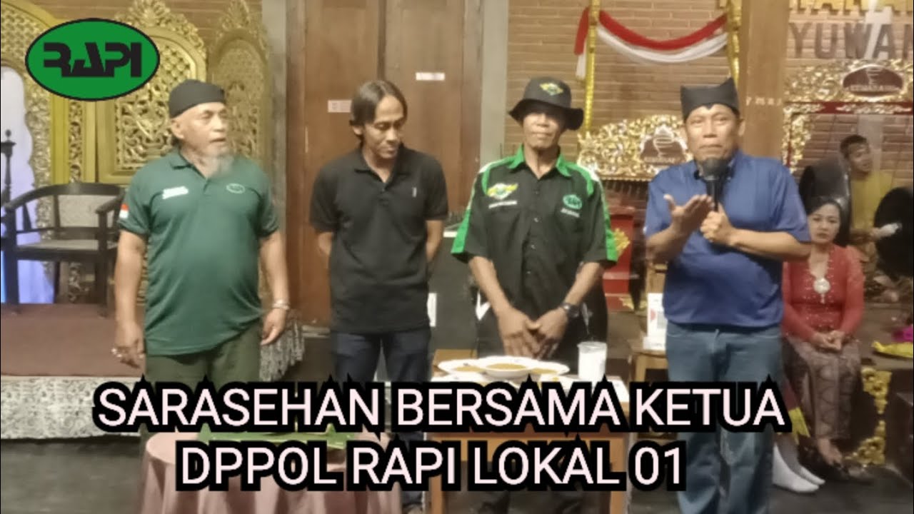MOMENT SARASEHAN DI WAROENG KEMARANG BERSAMA KETUA DPPOL RAPI LOKAL 01 BANYUWANGI