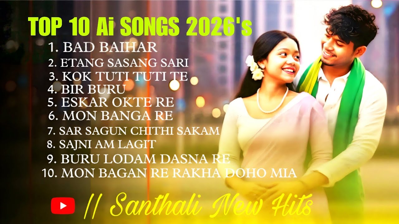 TOP 10 BEST AI COVER SONGS| Romantic Santhali song 2026|| Santhali New Hits 