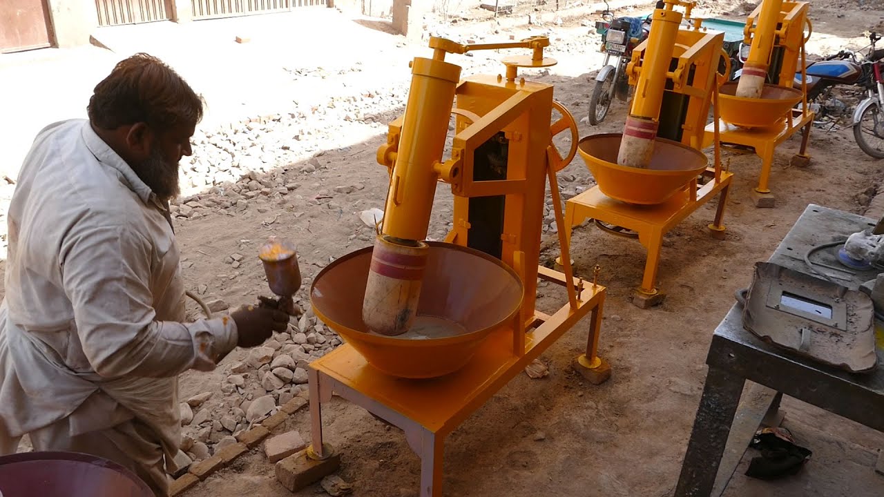 Incredible Technique of Traditional Ghota Machine Making at roadside Setup
