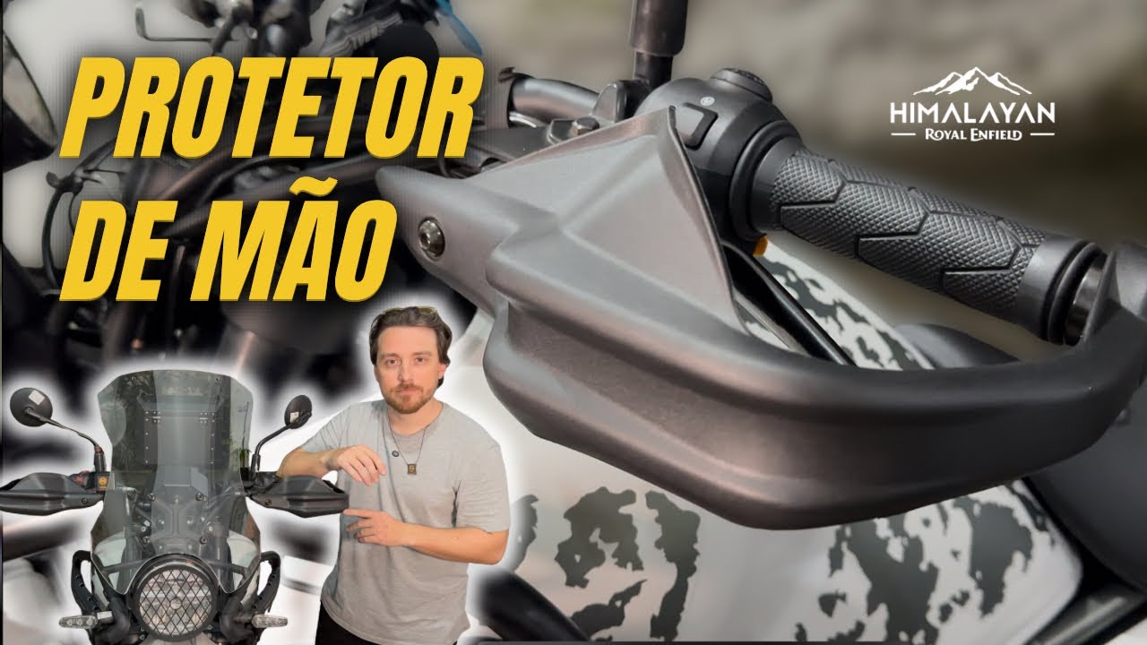 O MELHOR CUSTO BENEF&Iacute;CIO! PROTETOR DE M&Atilde;O HIMALAYAN 450! BR&Aacute;Z ACESS&Oacute;RIOS #himalayan450