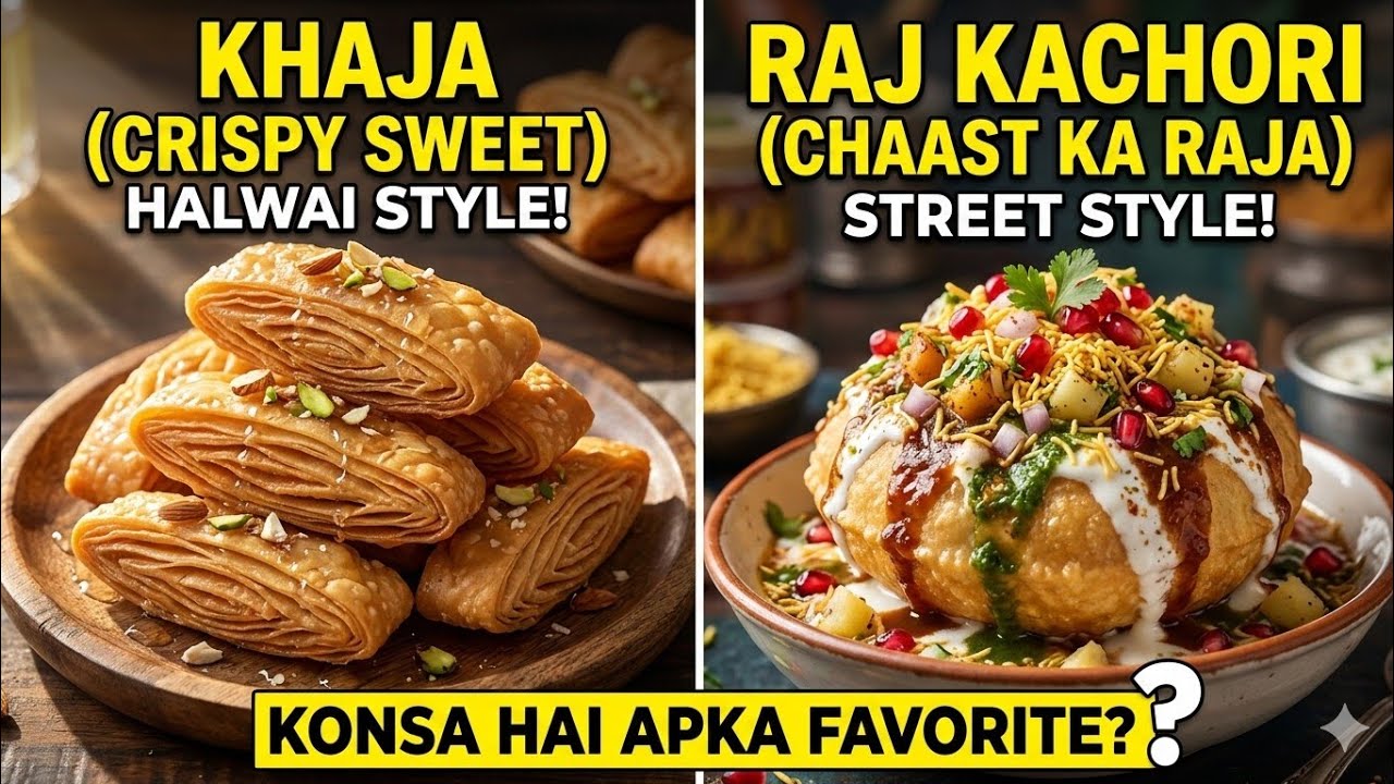 Halwai Jaisa 100 Parto Wala Khaja Aur Shahi Raj Kachori | 2 Gazab Ki Recipes! 😋🔥