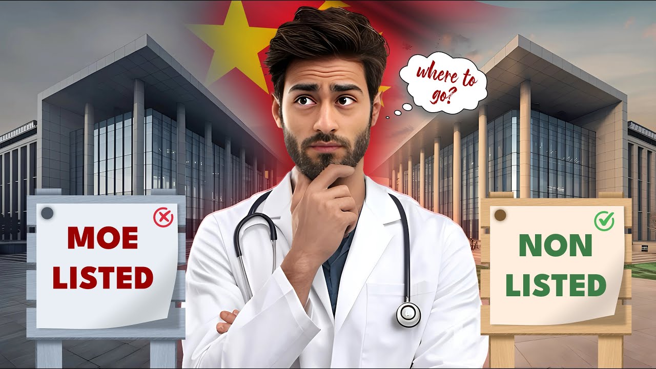 MOE Listed vs Non-MOE Listed Universities in China | MBBS in China Full Guide 🇨🇳