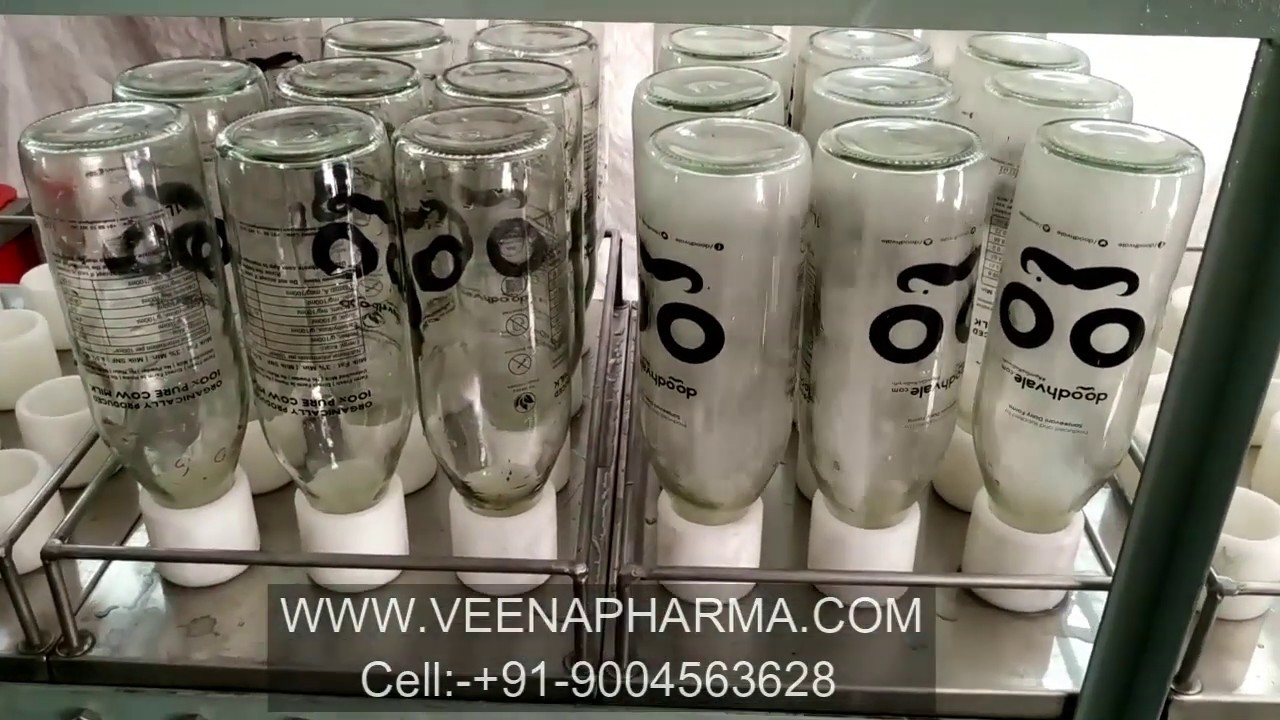 Milk bottle washing machine, Glass bottle washing machine, Bottle washing machine