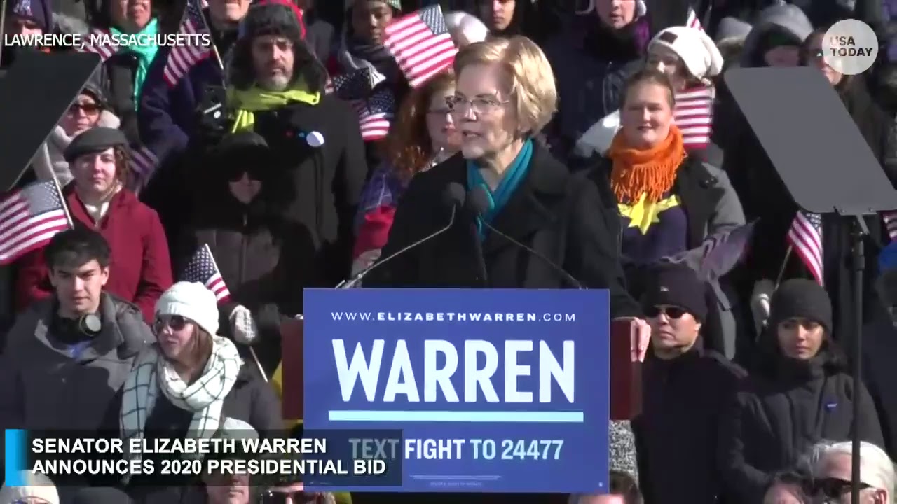 Sen. Elizabeth Warren announces 2020 presidential bid