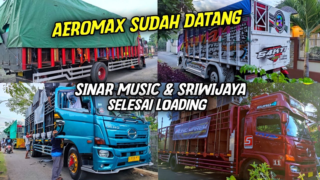 Aeromax & Minions sudah datang,Sinar music & Sriwijaya sudah selesai Loading 🔥