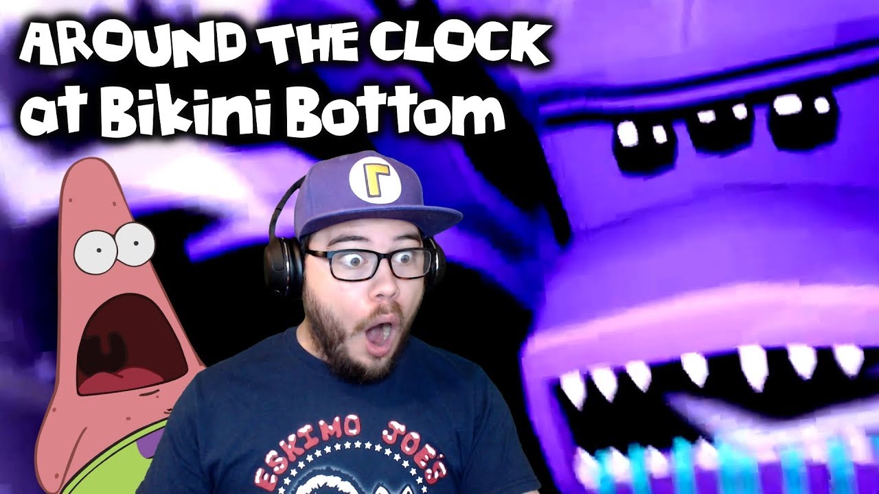 I FOUND THE SECRET AT PATRICK'S ROCK!! | Around The Clock At Bikini Bottom (Spongebob Horror Game)