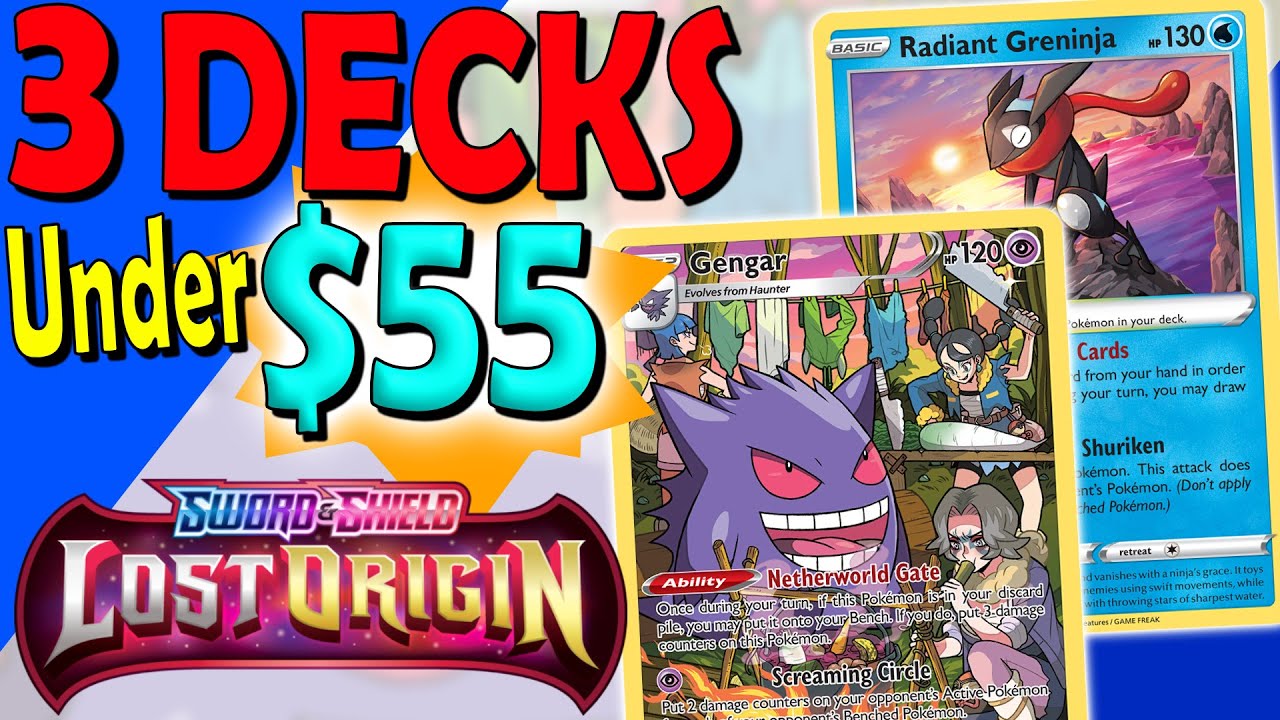 Budget TOURNAMENT READY Pokemon TCG Decks | Lost Origin 2022