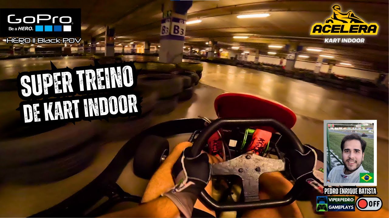 SUPER TREINO DE KART de quase 70 VOLTAS no ACELERA KART SHOPPING CONTAGEM! | Kart Indoor (03/11/23)