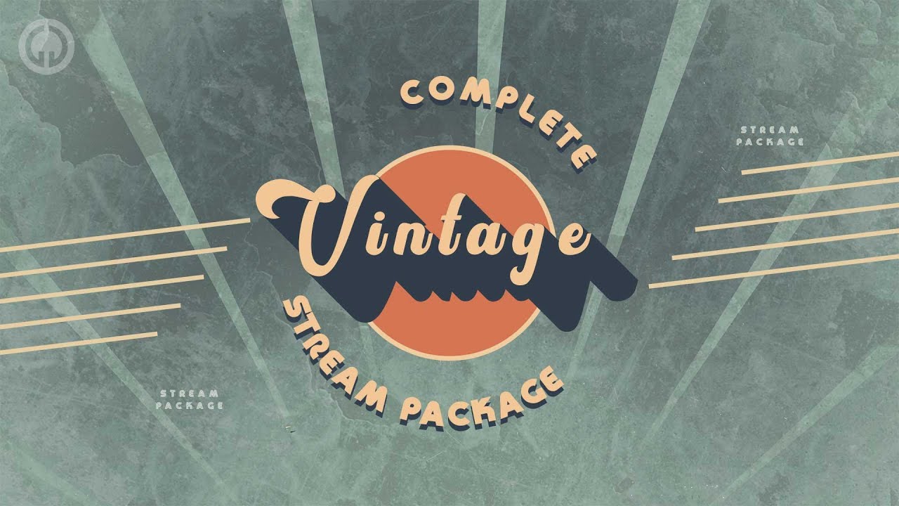 Vintage - Stream Overlay design