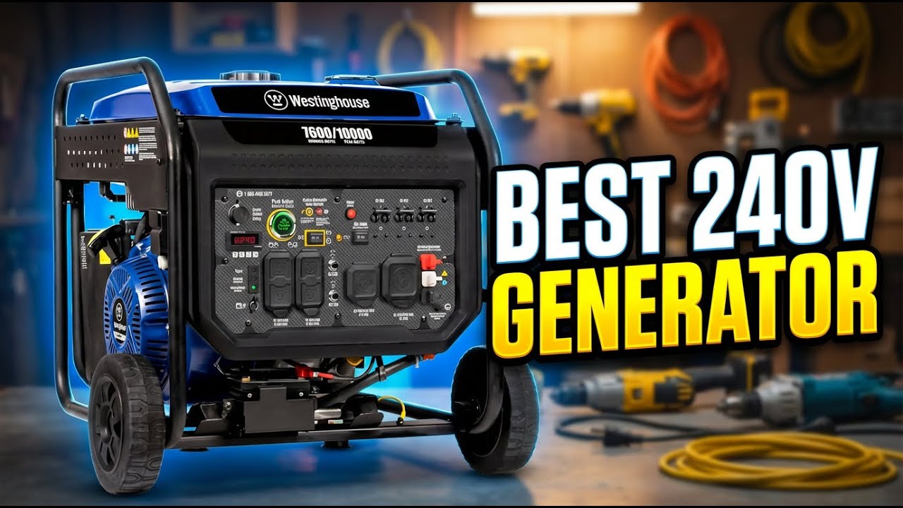 Best 240 Volt Portable Generator 2026: Top 5 Dual Fuel Generators for Home Backup Power