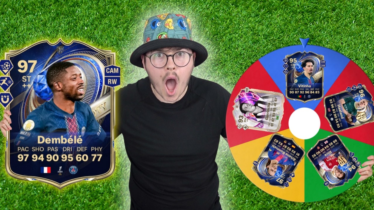 TOTY DEMBELE - but the wheel decides his team mates