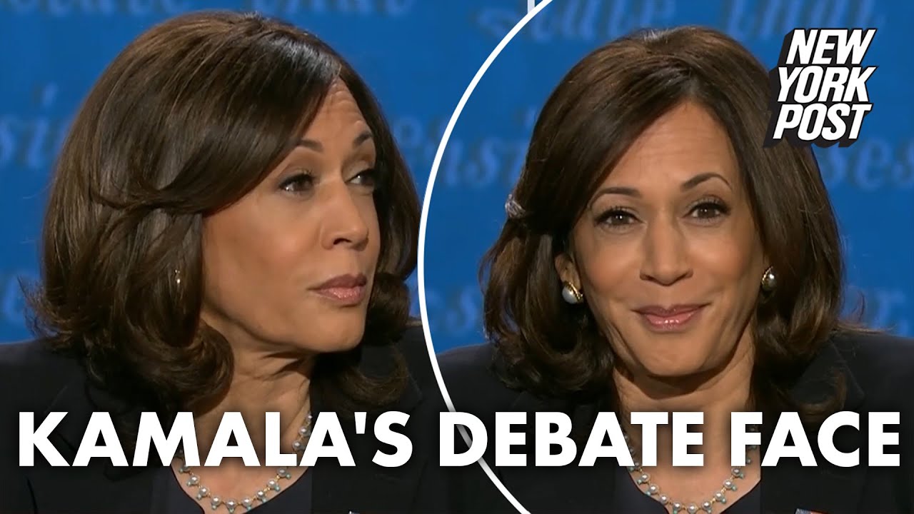 Kamala Harris’ facial expressions during vice presidential debate go viral | New York Post