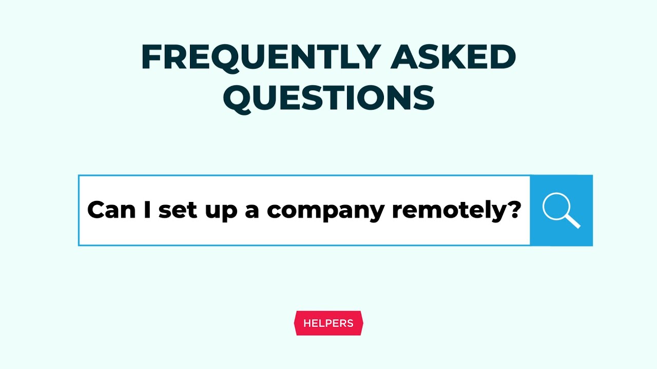 Frequently Asked Questions - Remote Company Formation