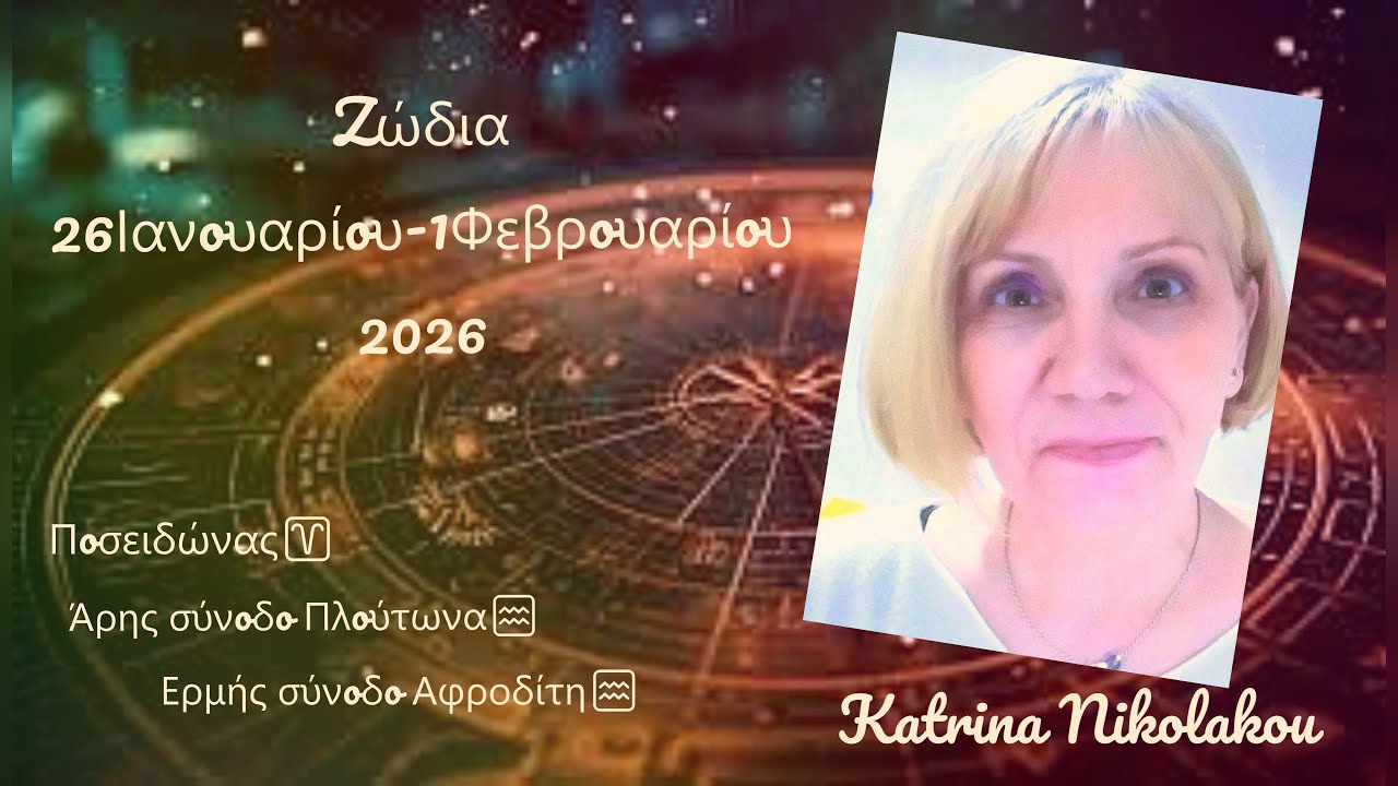 ✨Εβδομαδιαίες Προβλέψεις26 Ιανουαρίου - 1Φεβρουαρίου 2026✨Ποσειδώνας♈✨Σύνοδος Άρη- Πλούτωνα ♒💥