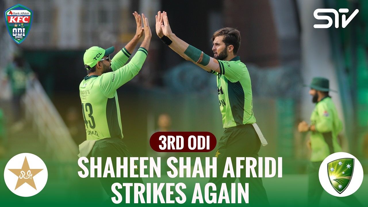 New Ball, First Wicket, Shaheen Afridi's Perfect Start | Pak vs Aus | M03 | ODI Series 2026 | M9J1H