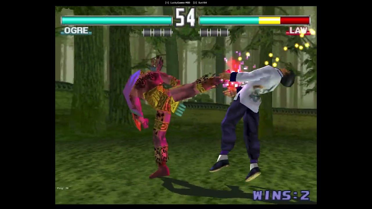 Tekken 3 Online Lucky VS Sunil FT10 Match