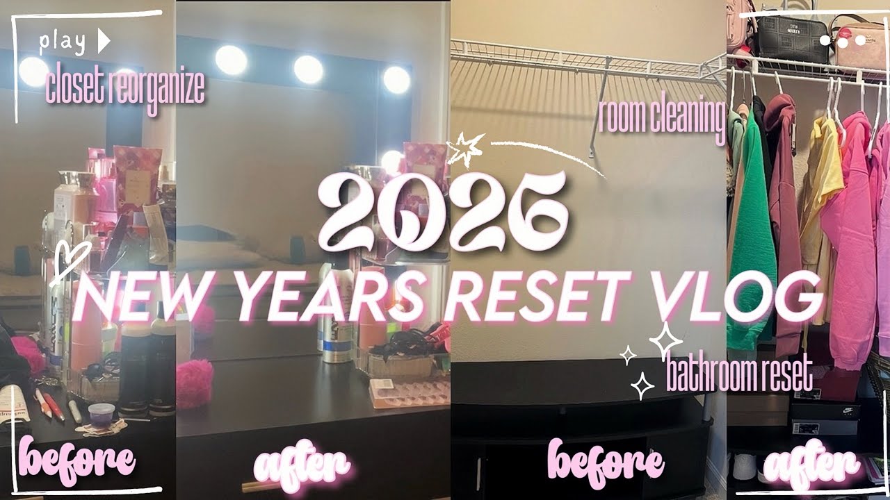 2026 NEW YEAR RESET VLOG ! 🧼🫧 | Janae's Journal