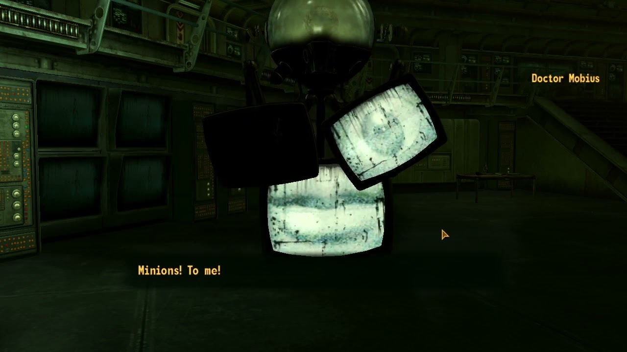 Fallout New Vegas Fighting Doctor Mobius