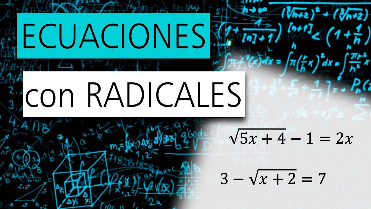 Cómo resolver ECUACIONES con RADICALES 01 | 4º eso | 1º bachillerato