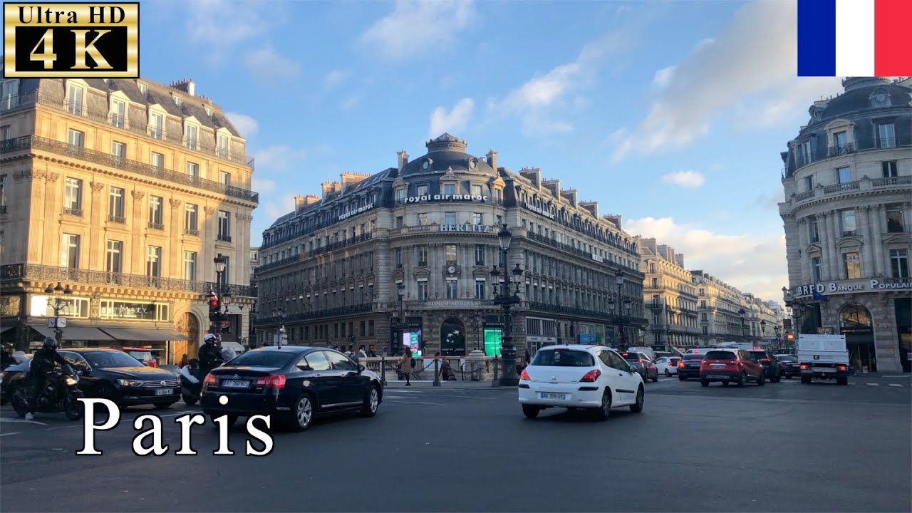 🇫🇷Paris Winter Walk - Place de l'Opéra through Avenue de l'Opéra -【4K 60fps】