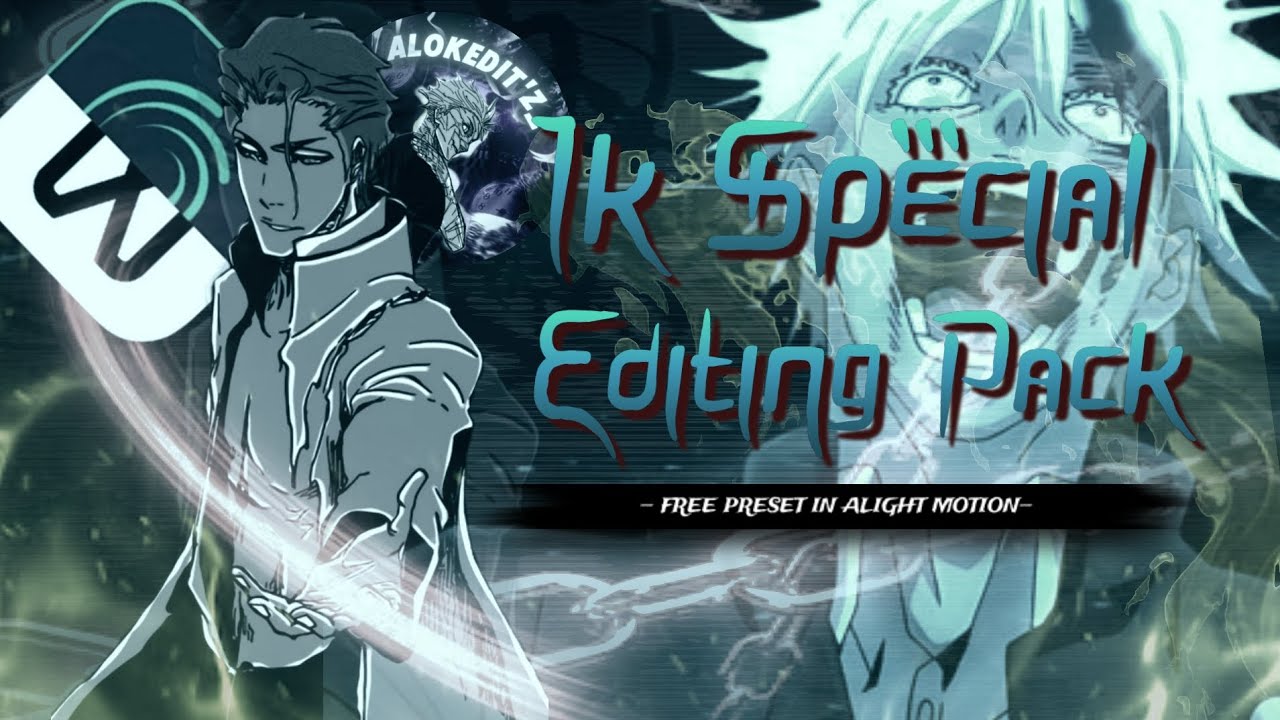 『  1K Spacial editing pack for after motion and alight motion ✨️ 』