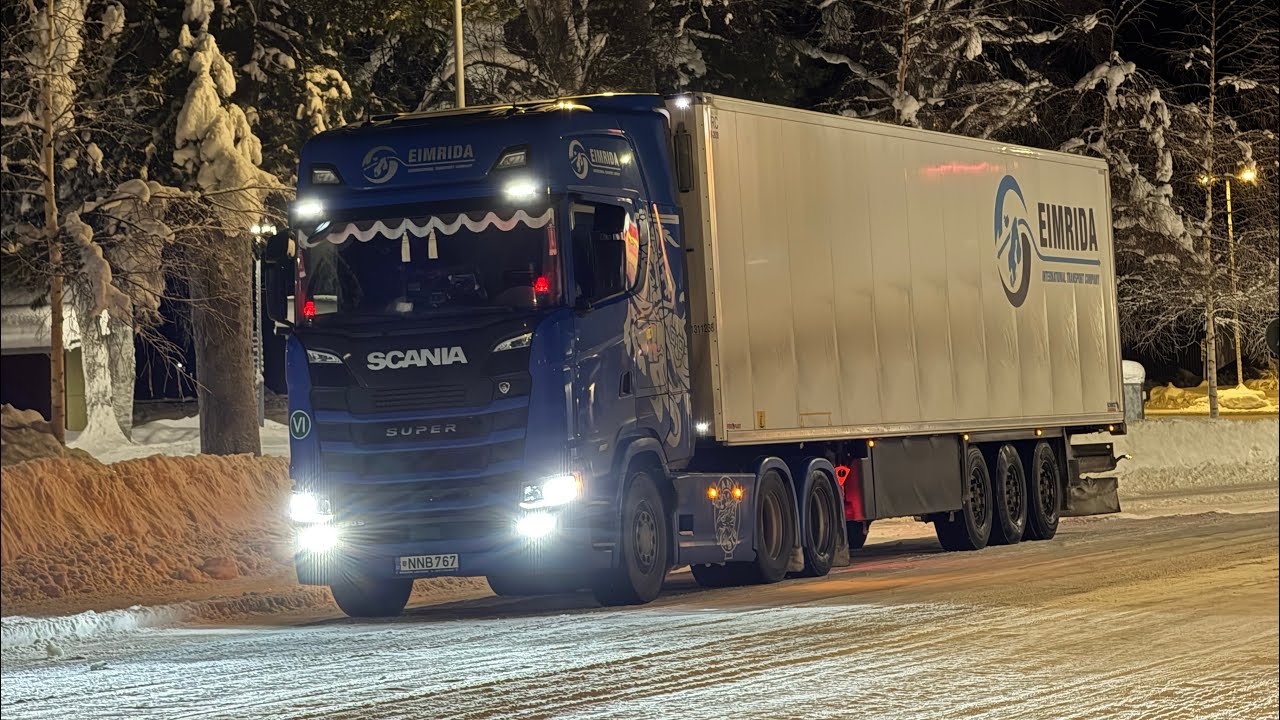 Новая фирма. Новая SCANIA 560S! Рейс на север Скандинавии.