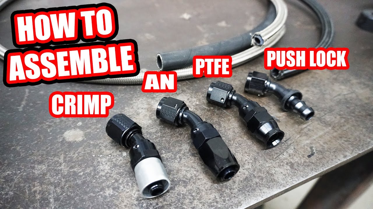 How to Assemble AN, Push Loc, PTFE, Crimp Style Fittings and Hose!