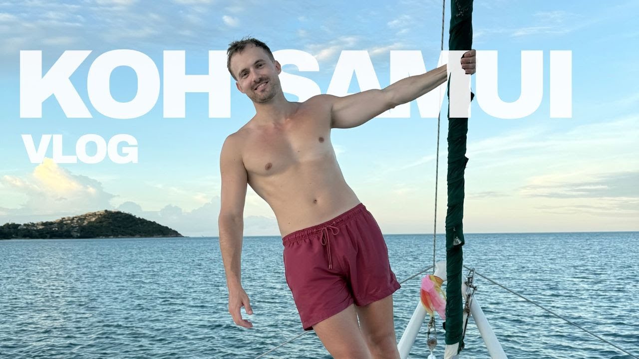 KOH SAMUI vlog | thai boxing, fisherman’s village & sunset beach vibes