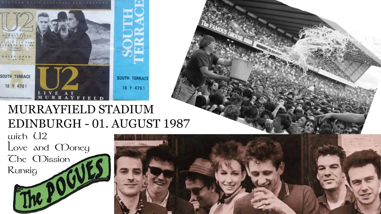 The Pogues - Edinburgh, Scotland, Murrayfield Stadium 08-01-1987 Live - Full Concert 1987