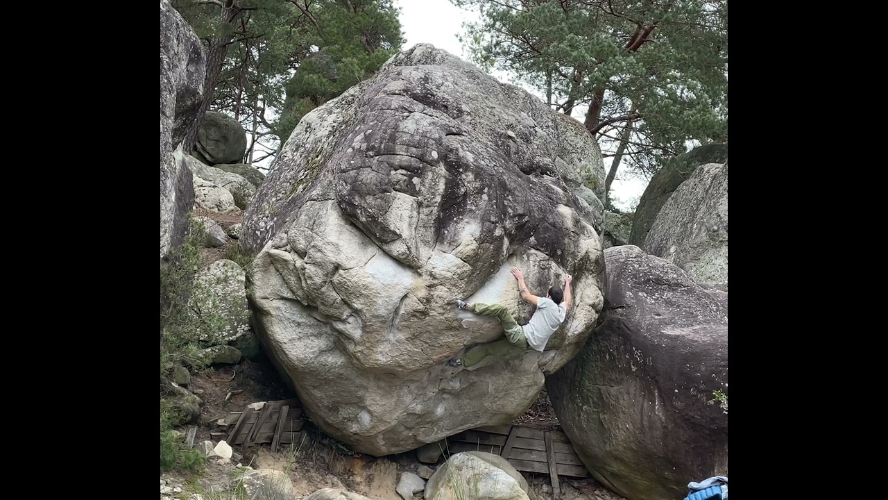 Atrésie (assis) - 8a+ / Cuvier Rempart / Fontainebleau