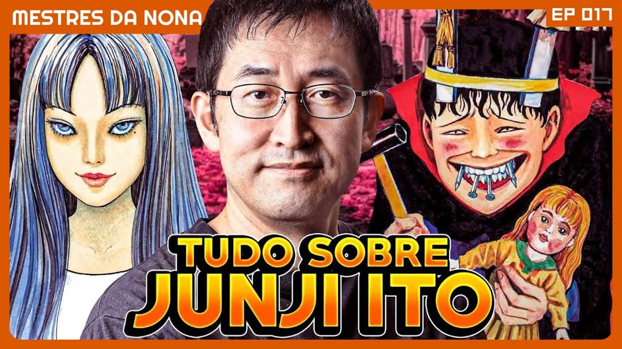 História completa da carreira de JUNJI ITO e todos os seus mangás