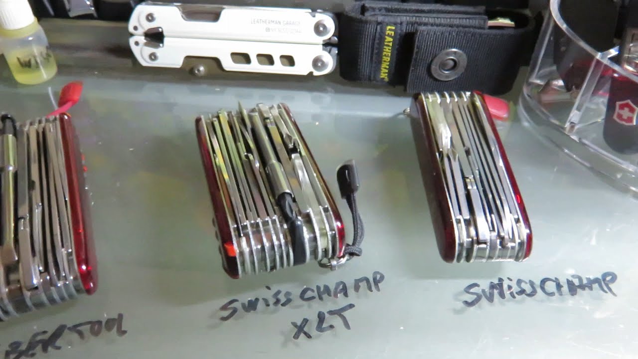 Victorinox SWISSCHAMP XLT or SWISSCHAMP for your TDE in EDC ?
