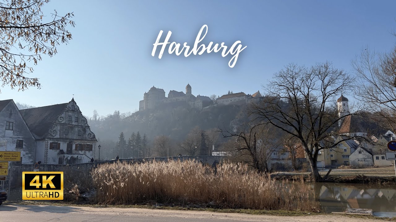 Harburg, Germany & The Impressive Castle up on the Hill - 4K 60fps