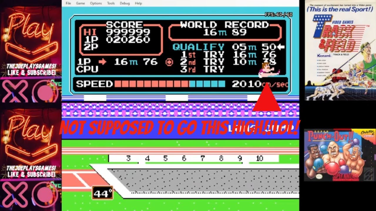 How to Master NES Track & Field With Cheats! Subscribe! Unlock Your Gamer Powers!