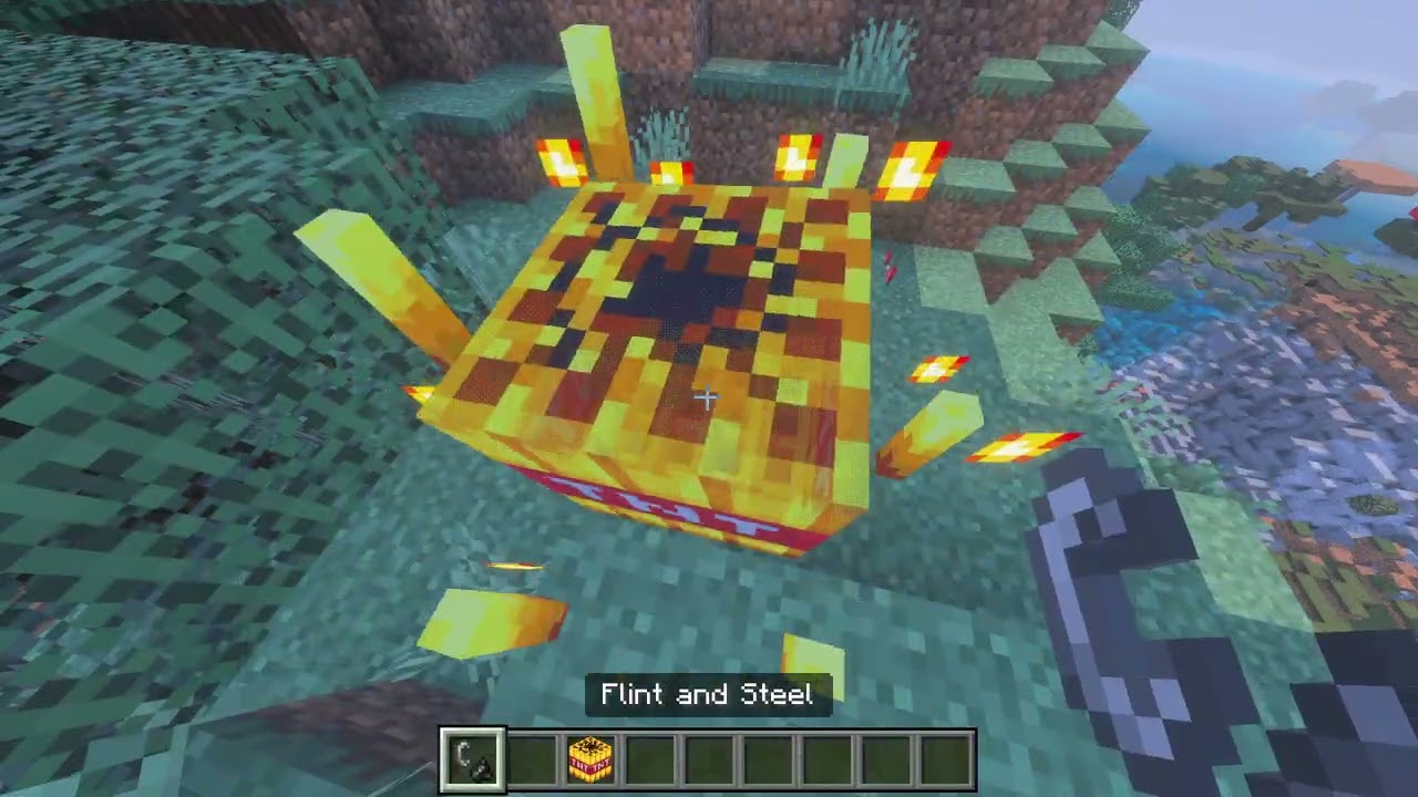 i play minecratht more tnt