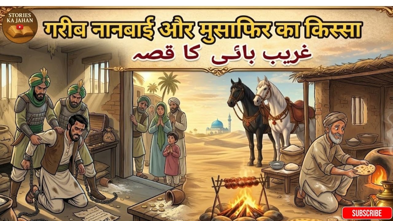 Gareeb Nanbai Aur Pur-Asrar Musafir Ka Qissa #islamicstory #moralstory #storytime #emotionalstory