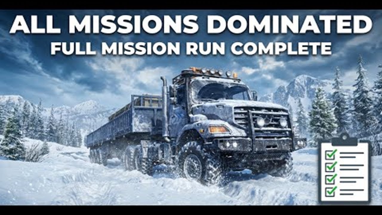 SNOWRUNNER PLUS Every Mission Completed! EP5
