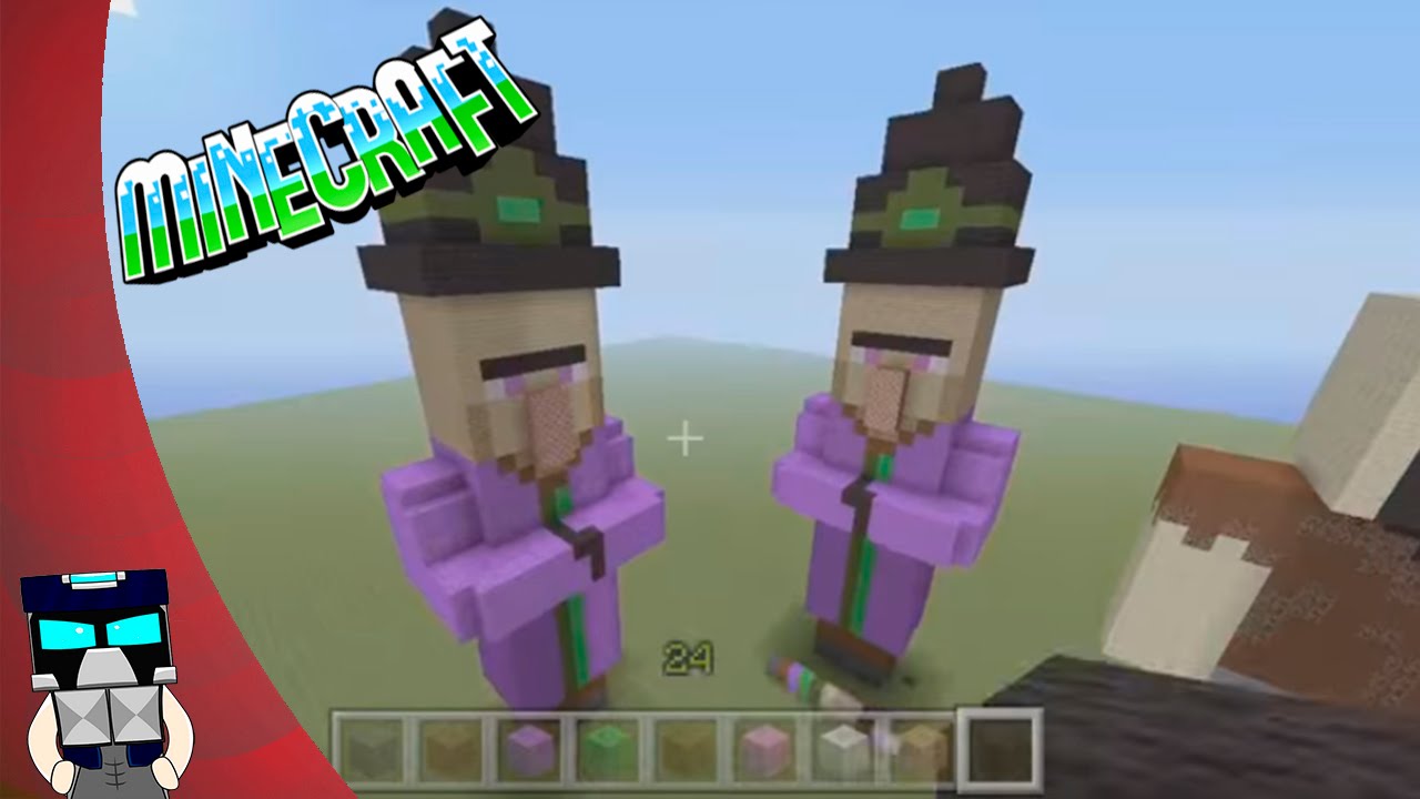 Minecraft: How to Make a 3D Witch Tutorial