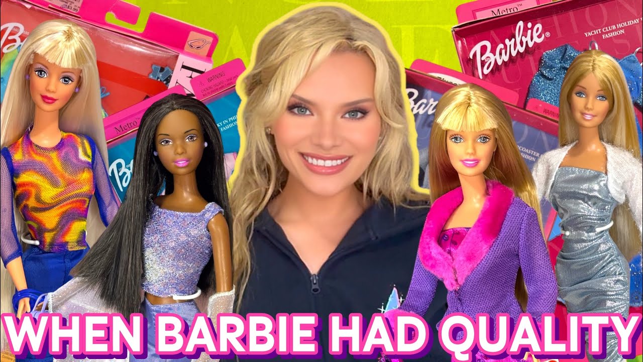 Y2K BARBIE HAUL! 1 DOLL 4 FASHIONS! PRETTY FLOWERS BARBIE! VINTAGE BARBIE FASHION AVENUE REVIEW! 