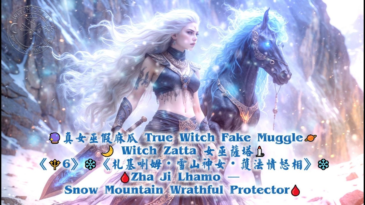 《🔱6》❄️《札基喇姆・雪山神女・護法憤怒相》❄️🩸Zha Ji Lhamo — Snow Mountain Wrathful Protector🩸