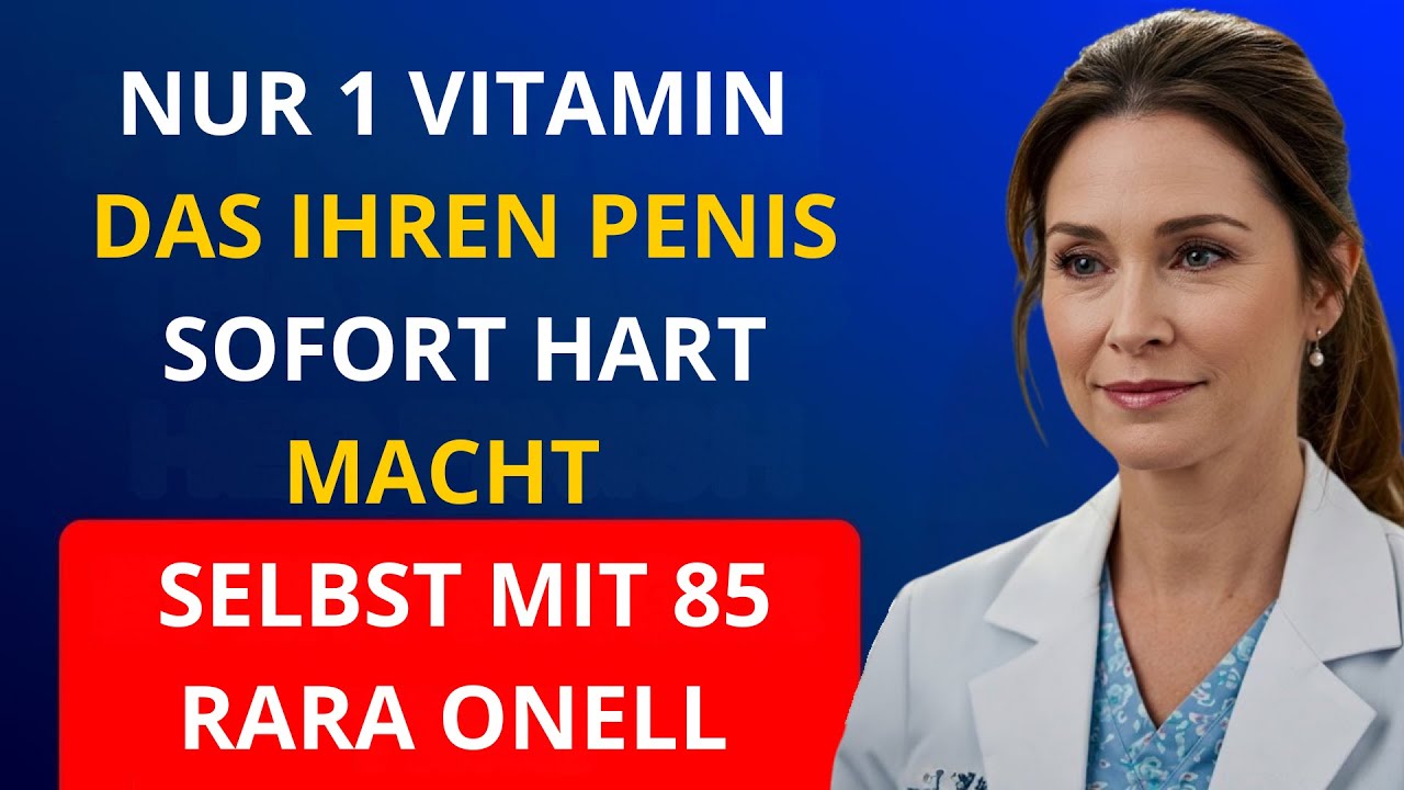 Urologen nehmen DIESES Vitamin nachts für härtere Erektionen, mehr Energie und tiefen Schlaf