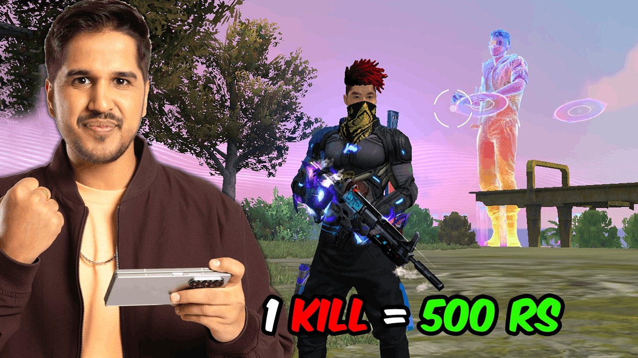 500 RS PER KILL CHALLENGE WITH FREE FIRE YOUTUBERS 🤑 Desi Gamers