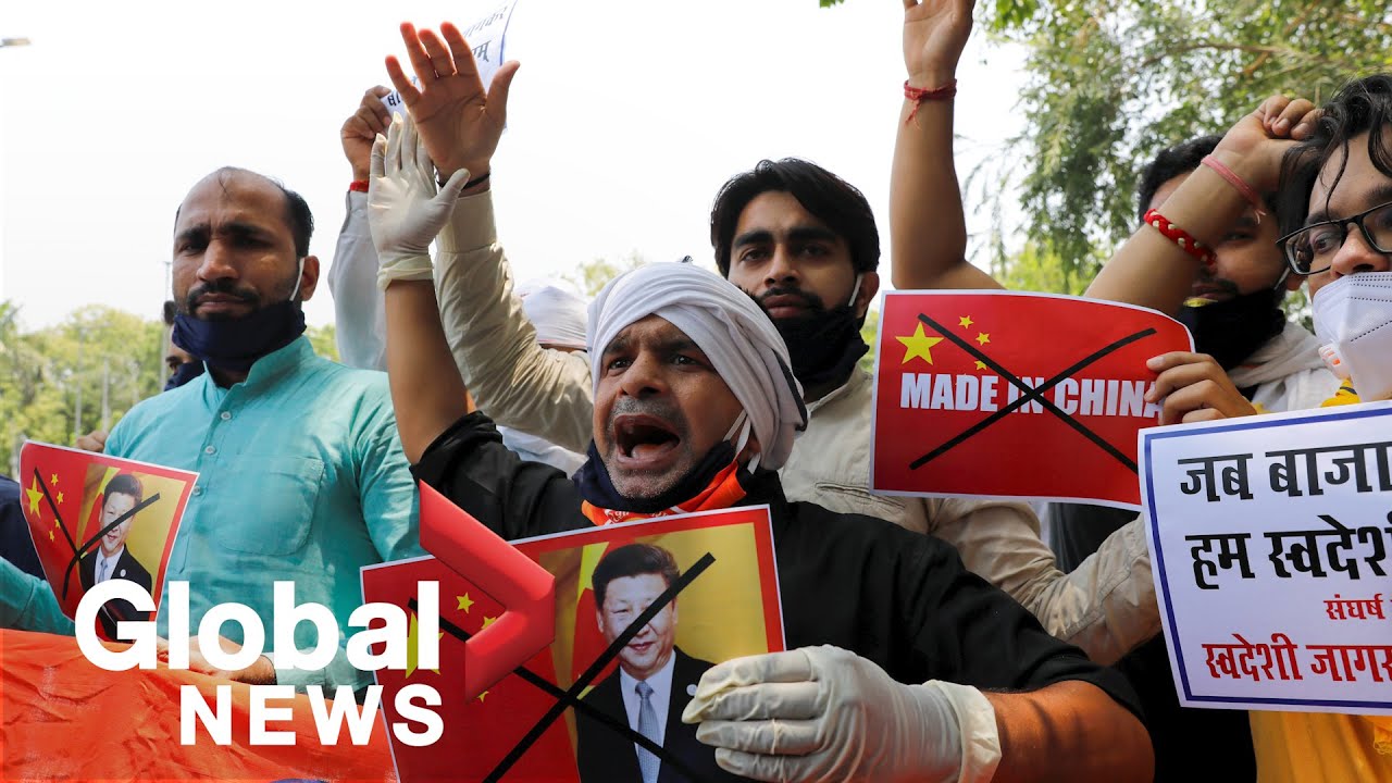 Indian residents, army veterans protest against China after deadly border clash
