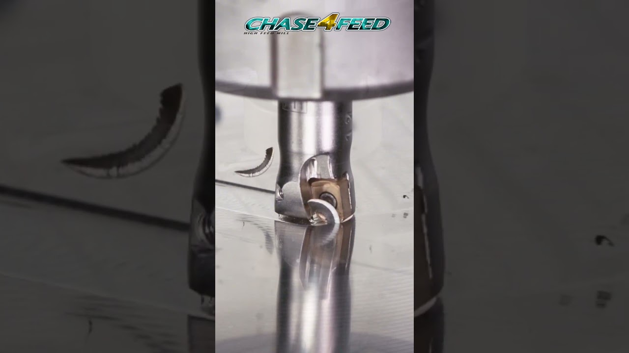 VERSATILE HIGH FEED MILL WITH STRONG 4 CUTTING EDGE INSERT