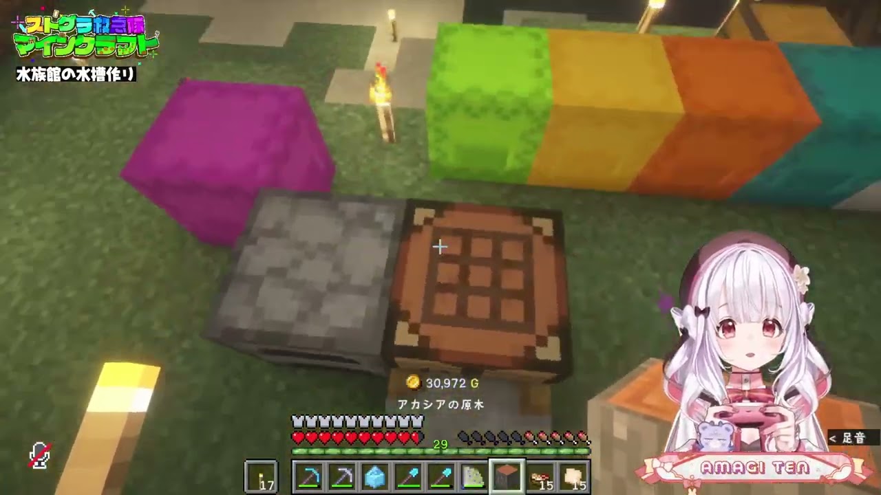 #救急隊生活鯖┊マイクラで水族館建築する！💰✨ DAY35