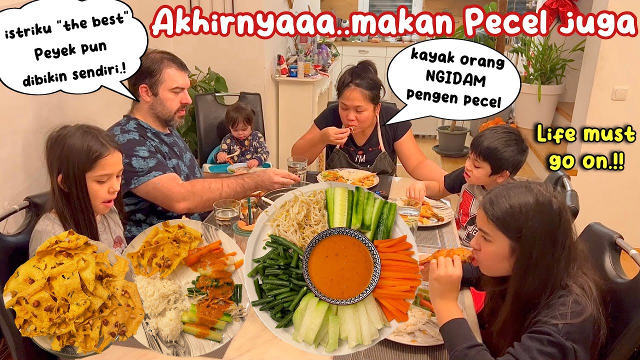 NGIDAM PENGEN MAKAN PECEL & BELA2IN BIKIN PEYEK SENDIRI