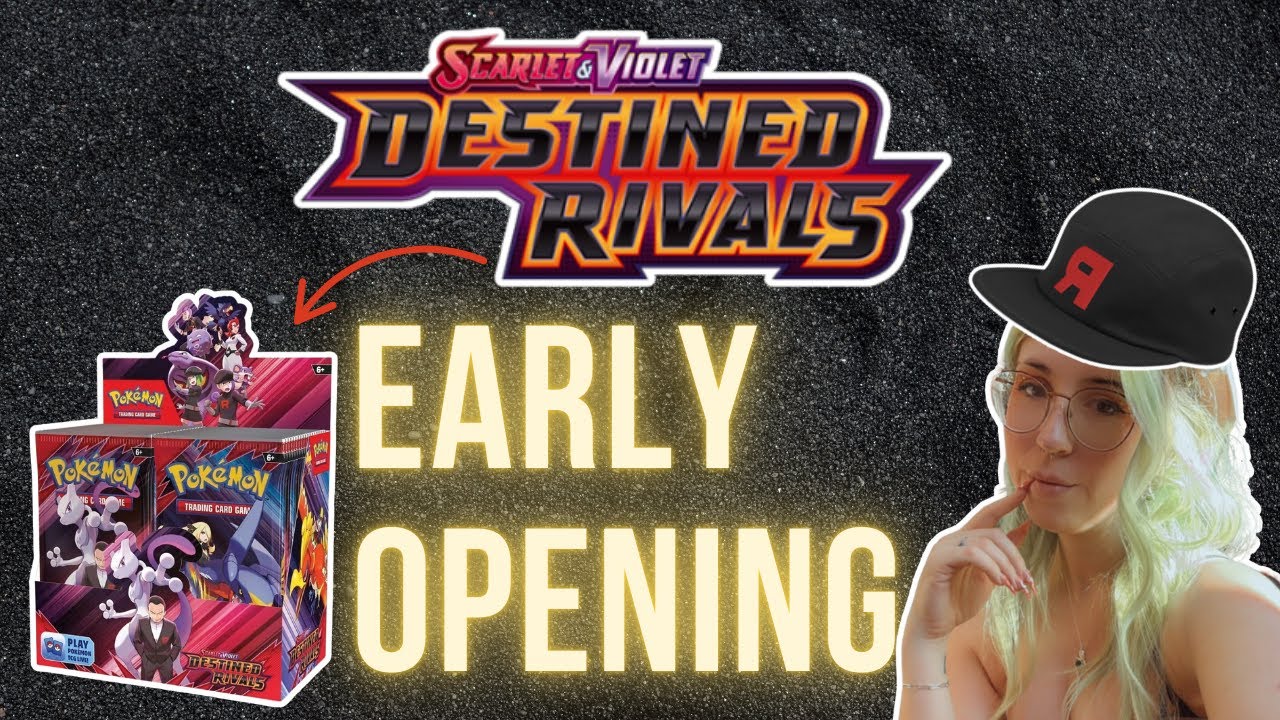DESTINED RIVALS BOOSTER BOX OPENING! *New* Holy Playable cardboard!
