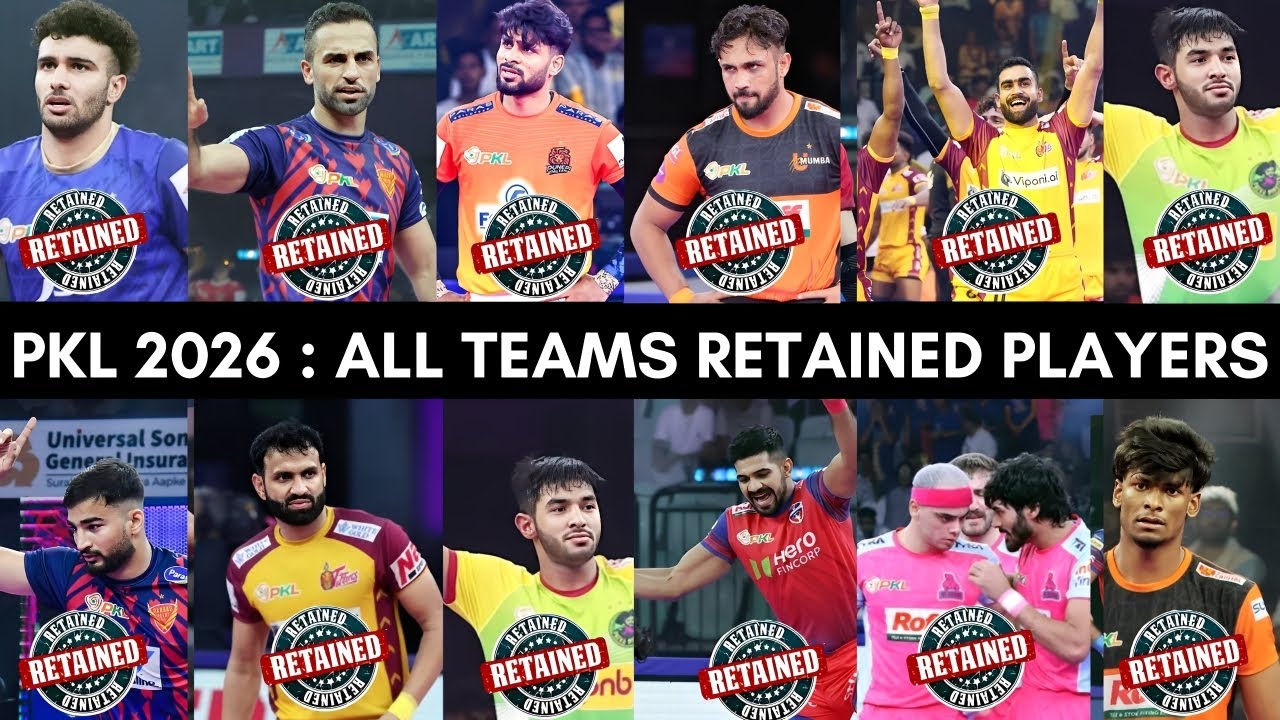Pro Kabaddi Season 13 : Retained Players Predicted List | PKL Retention  Part 2 | Retention Details
