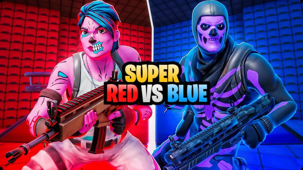 Playing Super red VS blue